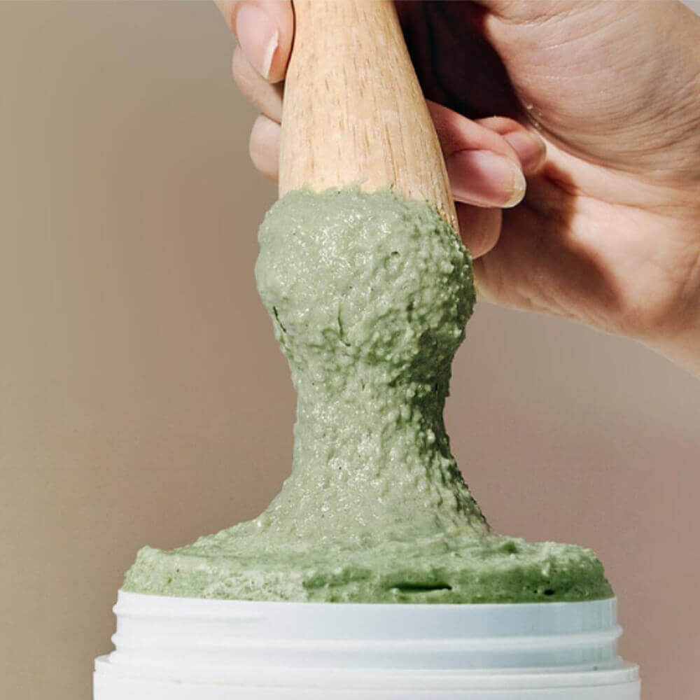 Очищающее средство с зелёным чаем и центеллой Arencia Fresh Green Rice Mochi Cleanser