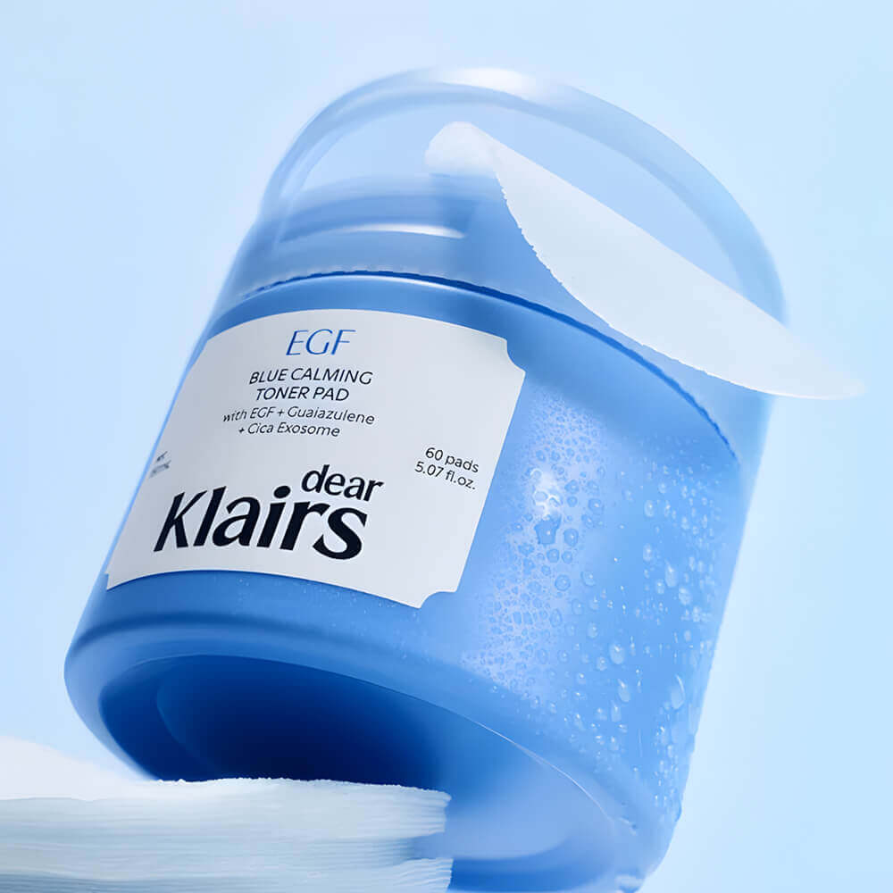 Успокаивающие пэды Dear, Klairs EGF Blue Calming Toner Pad