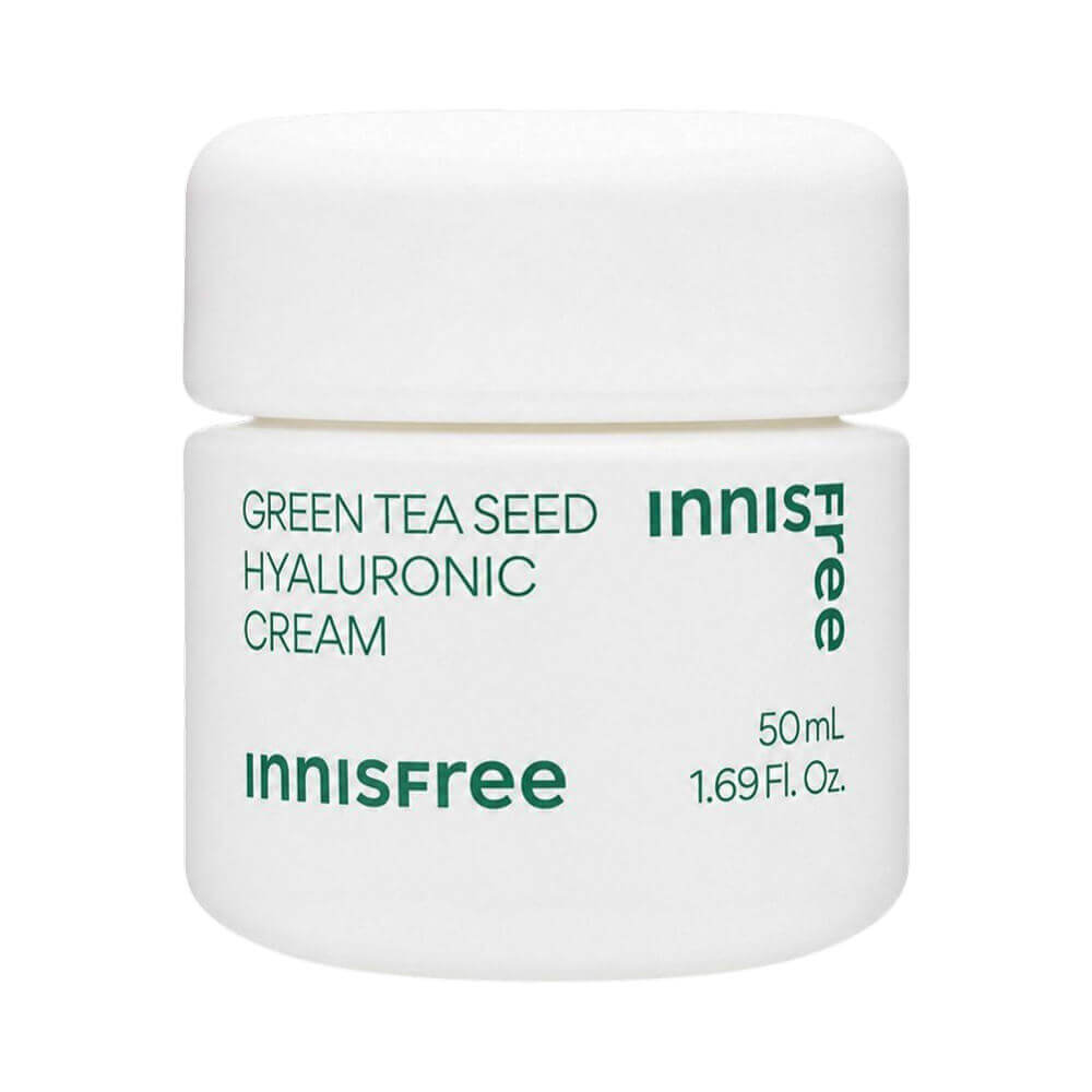 Увлажняющий крем с зелёным чаем Innisfree Green Tea Seed Hyaluronic Cream