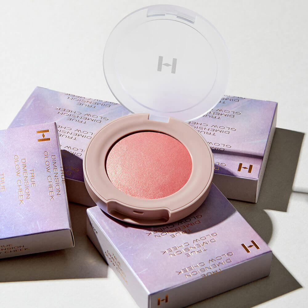 Тающие румяна с влажным мерцанием hince True Dimension Glow Cheek
