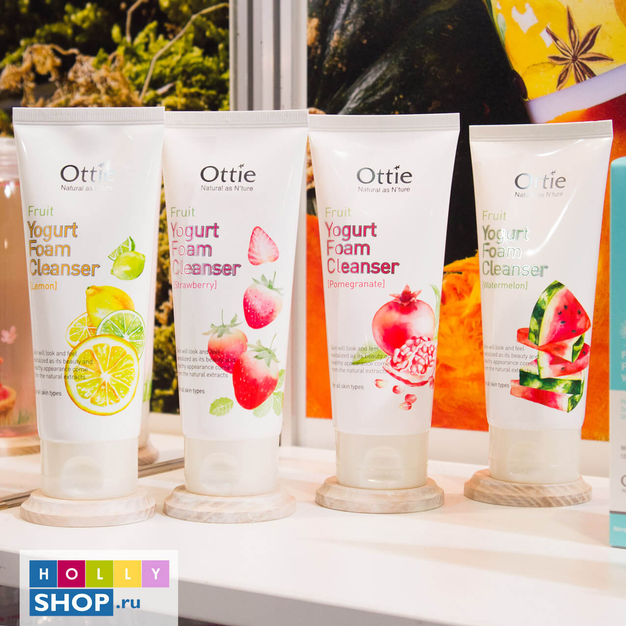 Йогуртовые пенки для умывания Ottie Fruits Yogurt Foam Cleanser