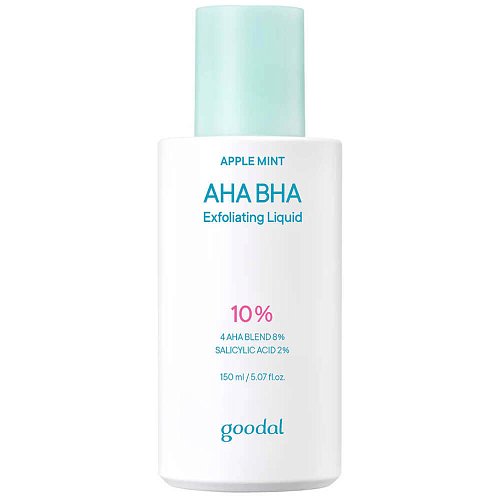 Отшелушивающий флюид с комплексом кислот Goodal Apple Mint AHA BHA Exfoliating 10% Liquid