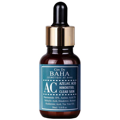 Интенсивная сыворотка против акне Cos De Baha Azelaic Acid Hinokitiol Clear Skin