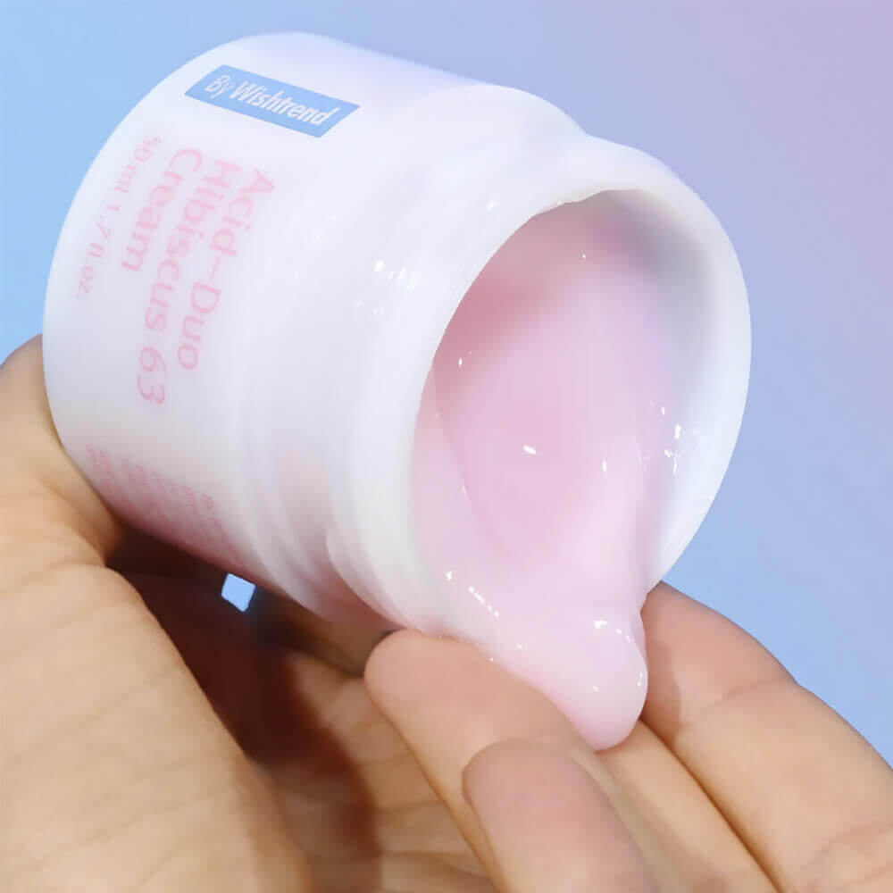 Антиоксидантный крем с LHA-кислотой By Wishtrend Acid-Duo Hibiscus 63 Cream