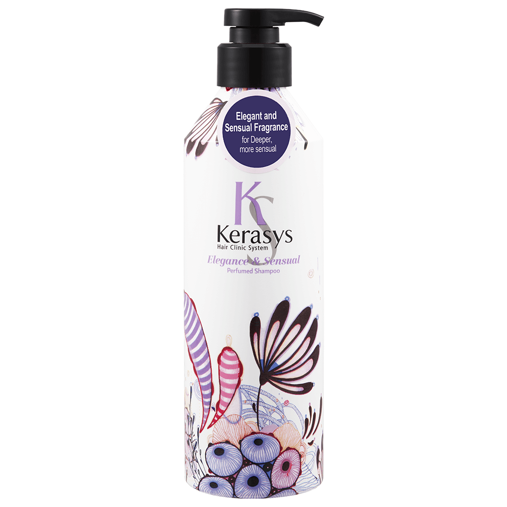 Парфюмированный шампунь для тонких волос Kerasys Perfumed Line Elegance & Sensual Shampoo