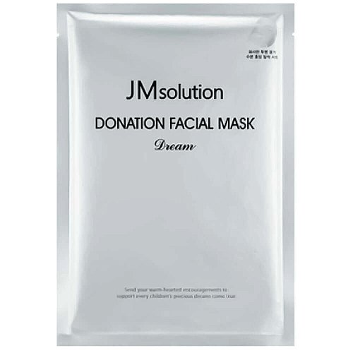 Тканевая маска для осветления кожи с пептидами JMsolution Donation Facial Mask Dream