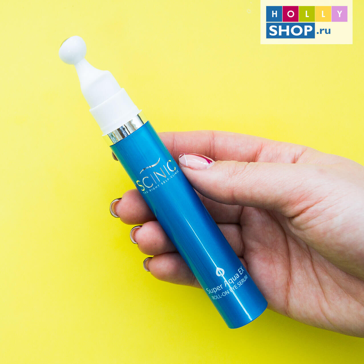 Суперувлажняющая сыворотка-роллер для области вокруг глаз Scinic Super Aqua EX Roll-On Eye Serum