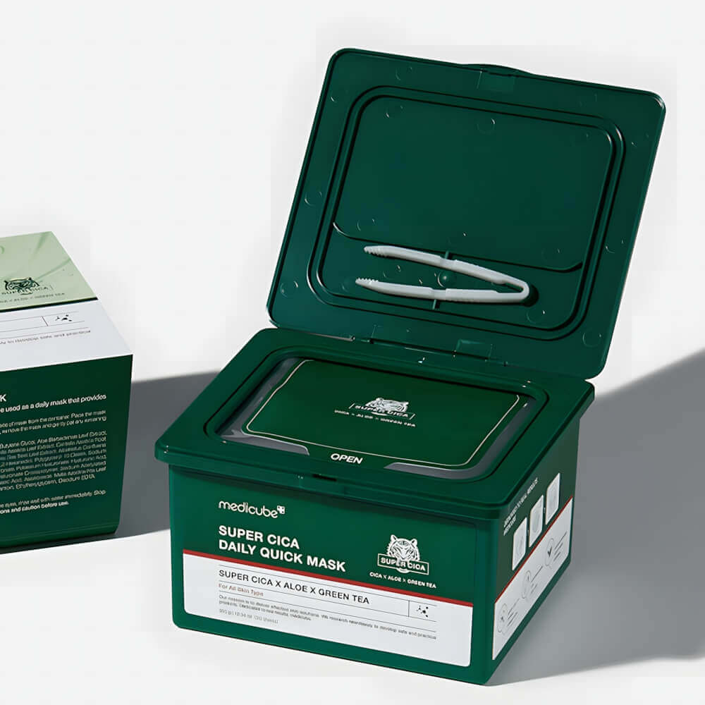 Набор успокаивающих тканевых масок с центеллой medicube Super Cica Daily Quick Mask