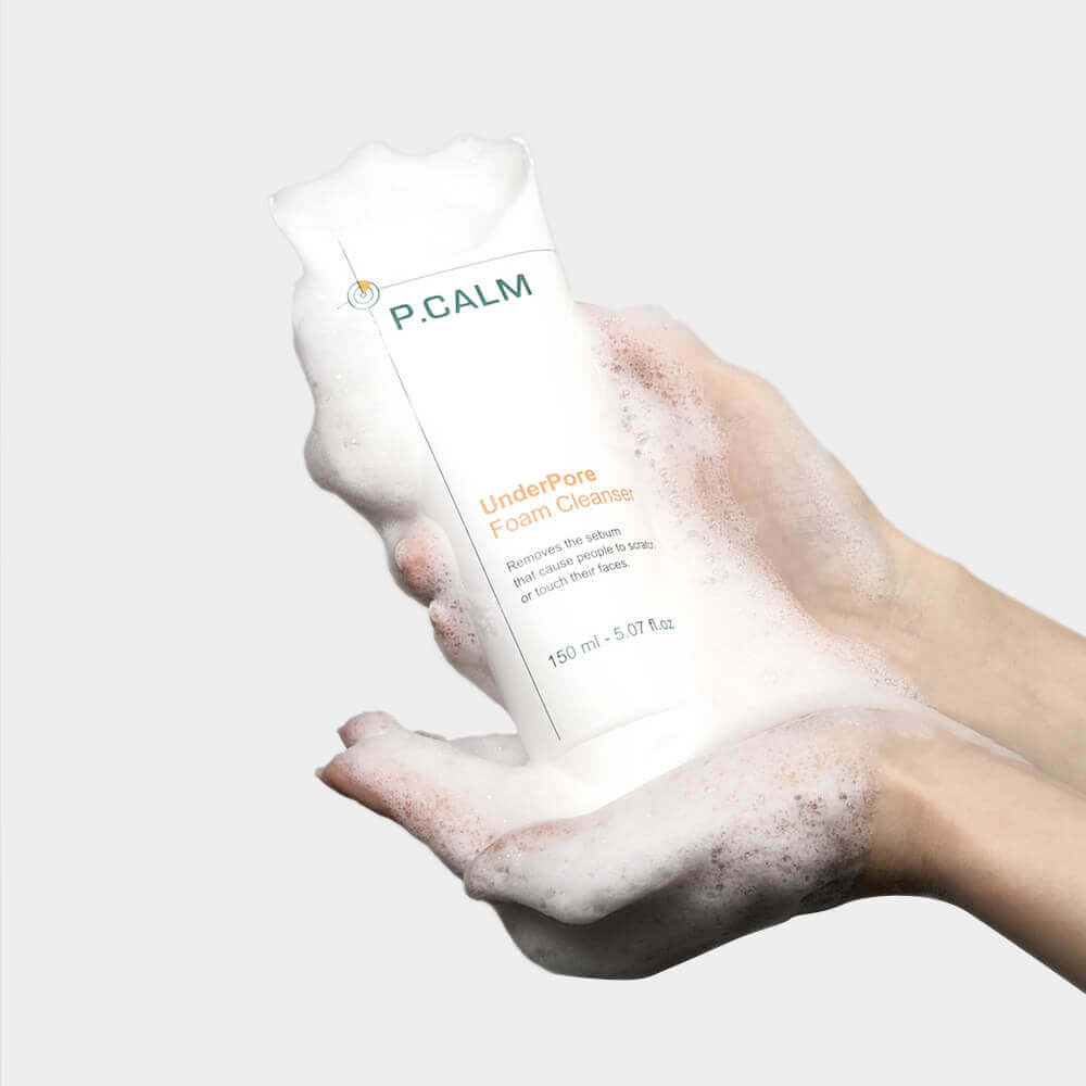 Очищающая пенка для проблемной и чувствительной кожи P.CALM UnderPore Foam Cleanser