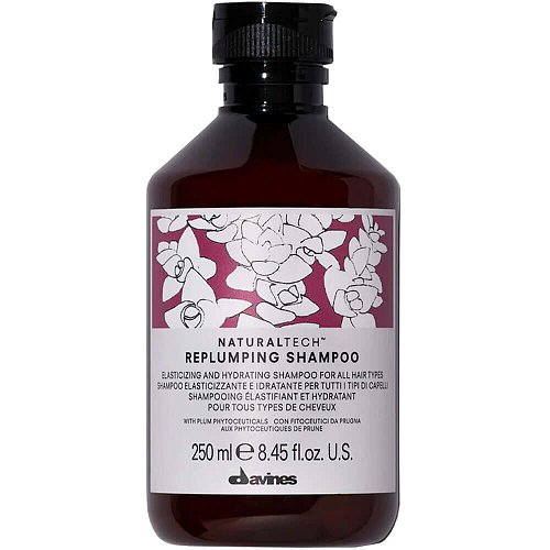 Уплотняющий шампунь для тонких волос Davines Replumping Shampoo