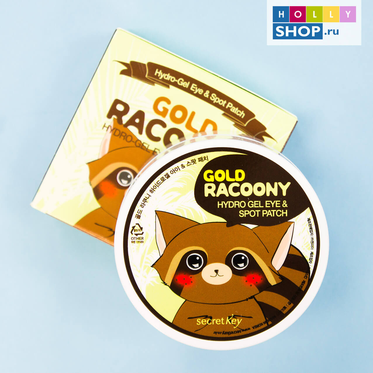 Гидрогелевые патчи Secret Key Gold Racoony Hydrogel Eye & Spot Patch