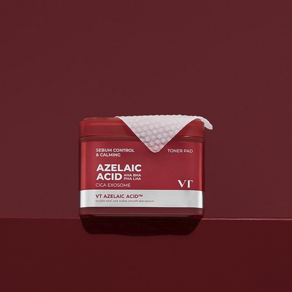 Тонер-пэды с азелаиновой кислотой VT Cosmetics Az Care Toner Pad