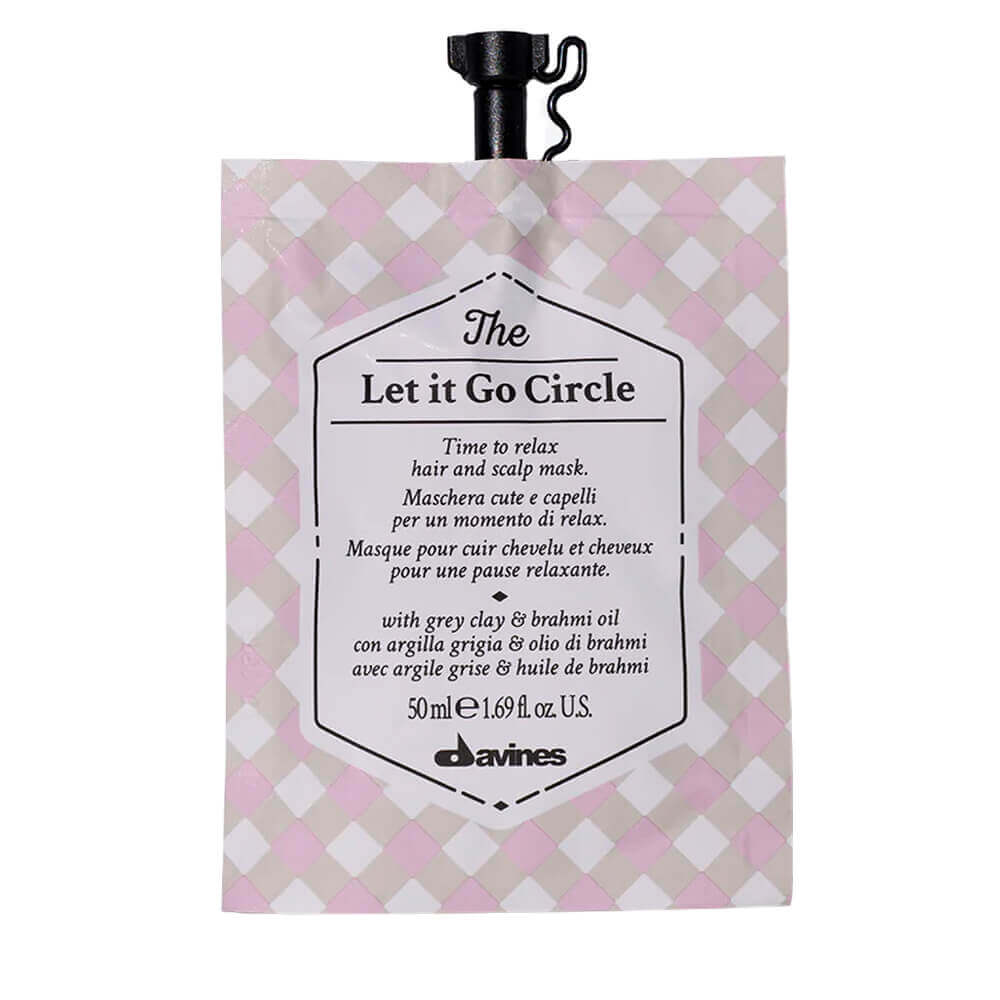 Смягчающая маска-релакс для волос и кожи головы Davines The Let It Go Circle