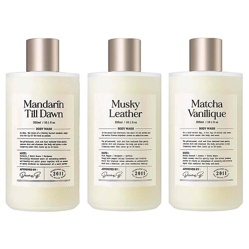 Ламеллярный парфюмированный гель для душа Derma:B Narrative Body Wash