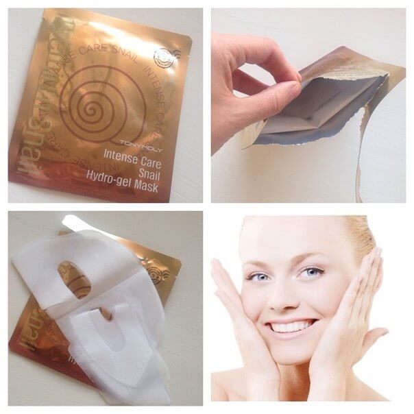 Гидрогелевая маска с экстрактом муцина улитки Tony Moly Intense Care Live Snail Gel Mask