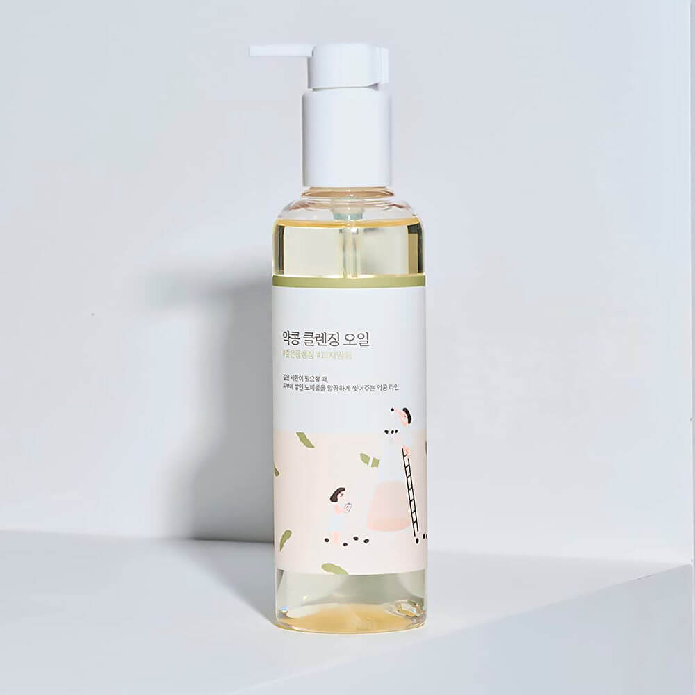 Питательное гидрофильное масло с чёрной соей Round Lab Soybean Cleansing Oil 