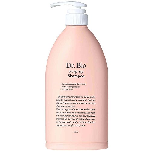 Увлажняющий шампунь для волос с пробиотиками Dr.Bio Wrap-Up Shampoo