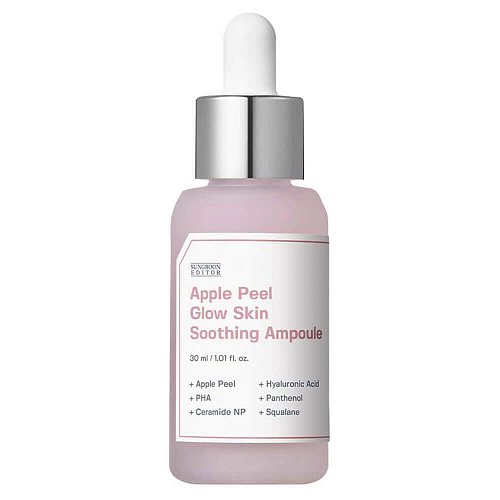Разглаживающая ампула с экстрактом яблока Sungboon Editor Apple Peel Glow Skin Soothing Ampoule