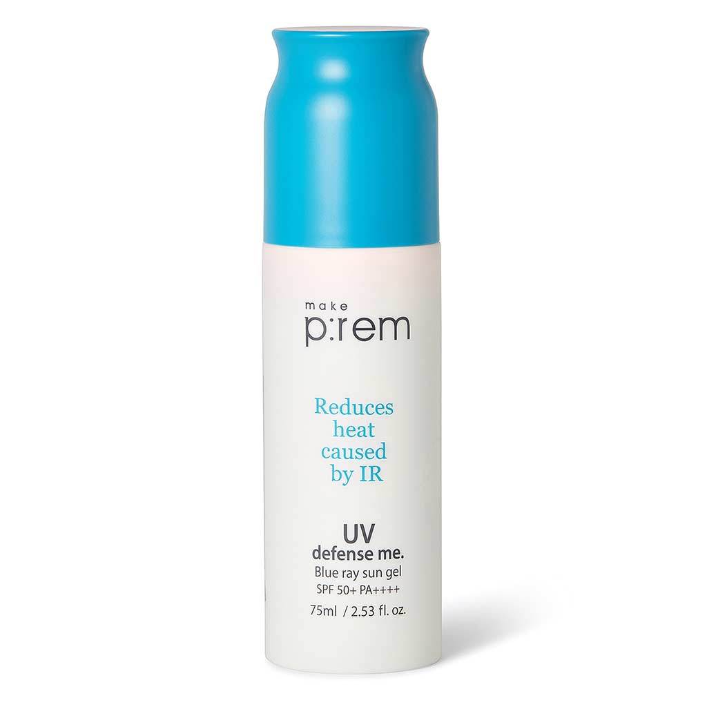 Солнцезащитный гель-крем для лица Make P:rem UV Defense Me Blue Ray Sun Gel SPF 50+PA++++