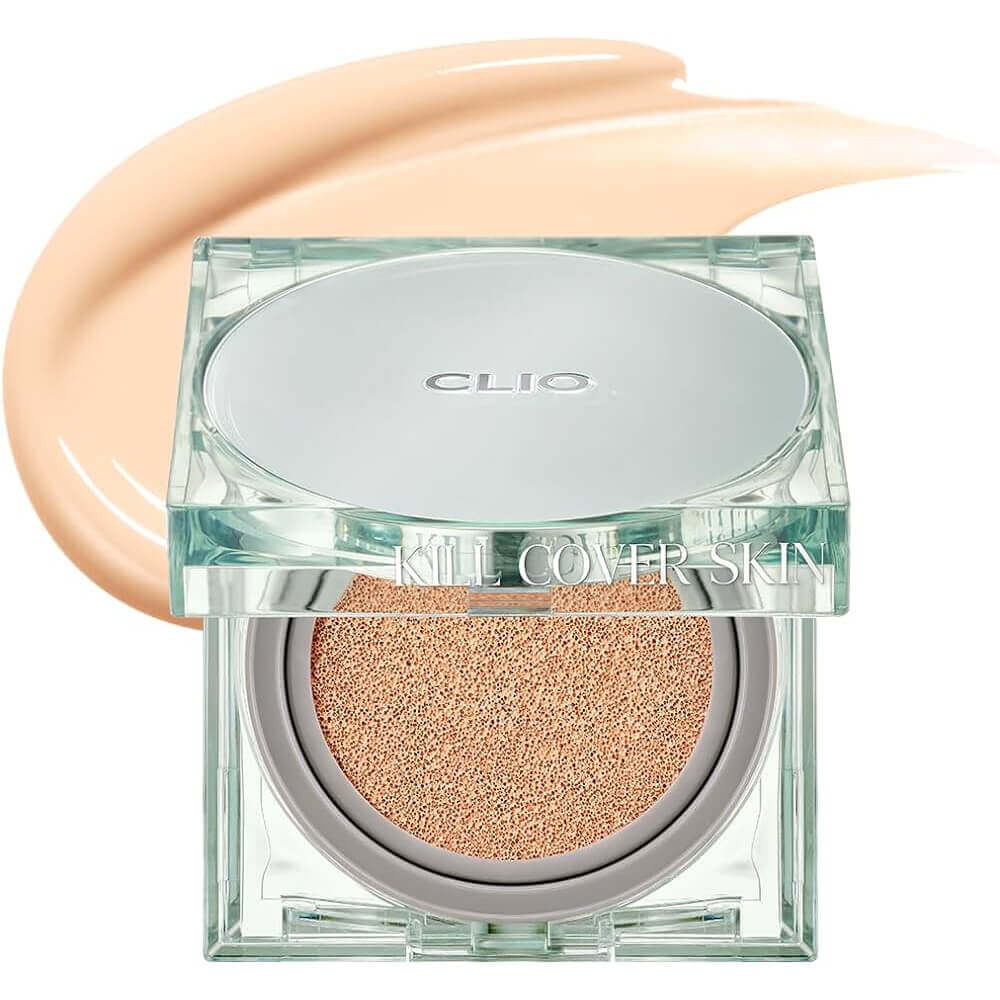 Стойкий фиксирующий кушон с матовым финишем CLIO Kill Cover Skin Fixer Cushion SPF50+ PA+++ 21N Linen