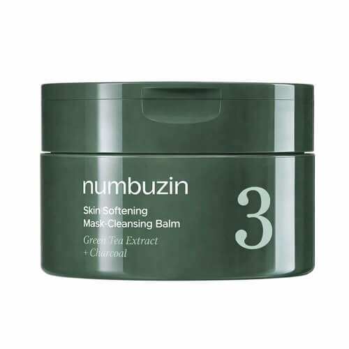 Очищающий бальзам с углём numbuzin No.3 Skin Softening Mask Cleansing Balm