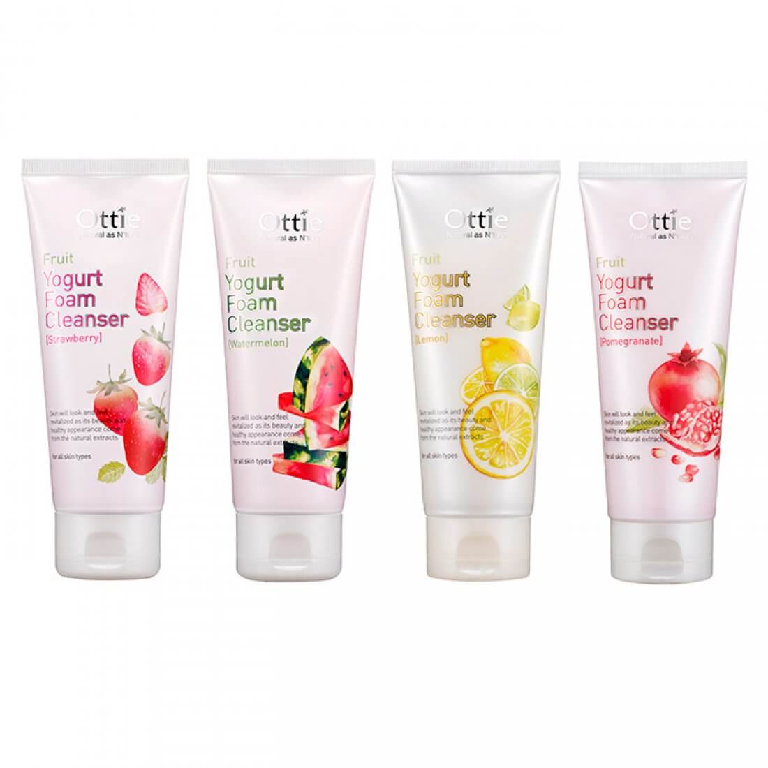 Йогуртовые пенки для умывания Ottie Fruits Yogurt Foam Cleanser