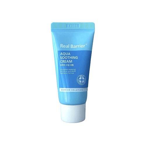 Миниатюра охлаждающего ламеллярного крема Real Barrier Aqua Soothing Cream 25 мл