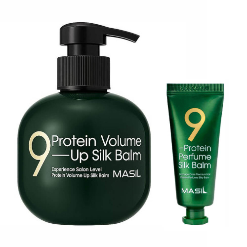 Несмываемый бальзам для повреждённых волос Masil 9 Protein Volume Up Silk Balm