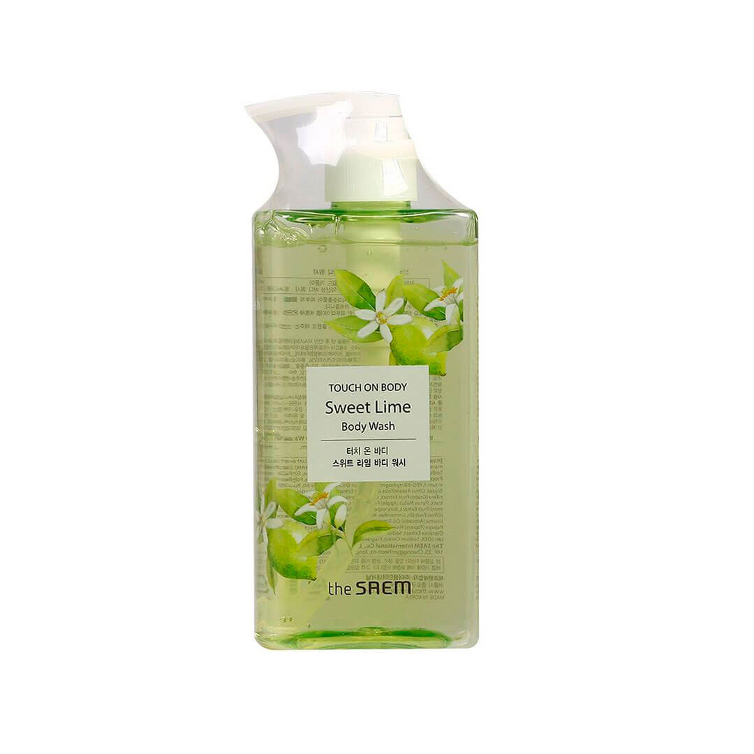 

Слабокислотный гель для душа с экстрактом лайма The Saem Touch On Body Sweet Lime Body Wash