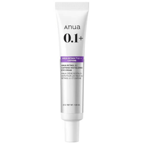 Тонизирующий крем для век с ретинолом и кофеином Anua Retinol 0.1 Caffeine Revitalizing Eye Cream