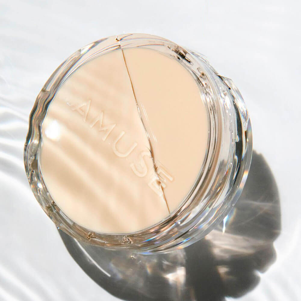 Увлажняющий тональный кушон AMUSE Dew Jelly Vegan Cushion SPF38 PA++