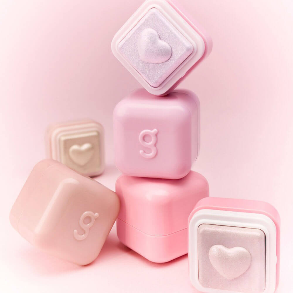 Компактный хайлайтер для лица colorgram Milk Bling Heartlighter