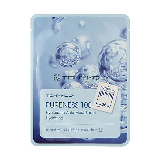 Тканевые маски Tony Moly Pureness 100 Mask Sheet Hyaluronic Acid - с гиалуроновой кислотой
