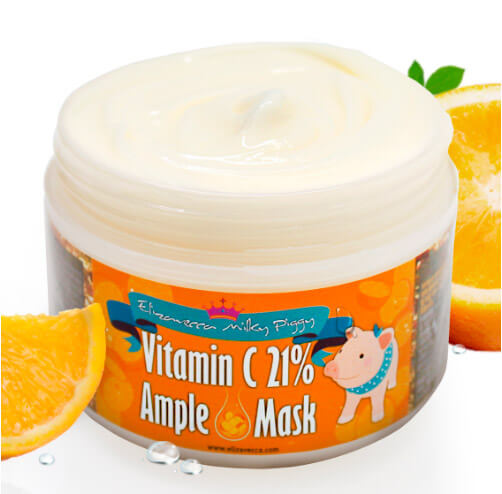 Осветляющая разогревающая маска с 21% витамина C Elizavecca Milky Piggy Vitamin C 21% Ample Mask