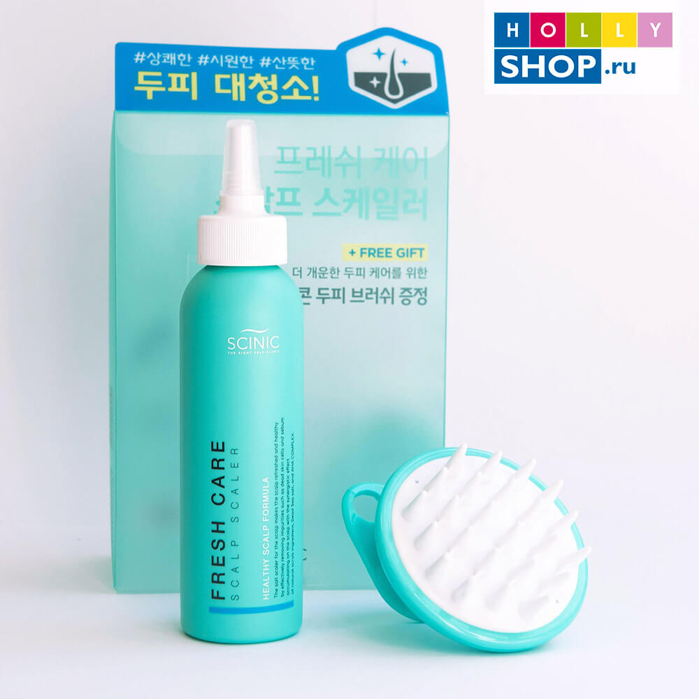 Пилинг с массажером для глубокого очищения кожи головы Scinic Fresh Care Scalp Scaler