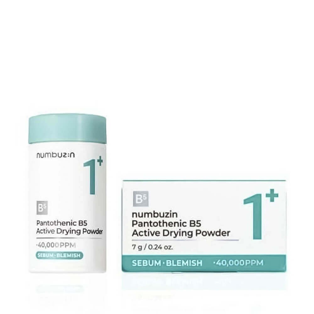Пудра против воспалений с пантенолом numbuzin No.1 Pantothenic B5 Active Drying Powder