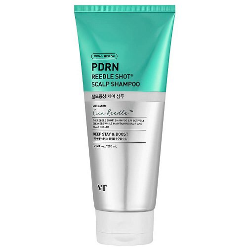 Шампунь от выпадения волос с ПДРН и микроиглами VT Cosmetics PDRN Reedle Shot Scalp Shampoo