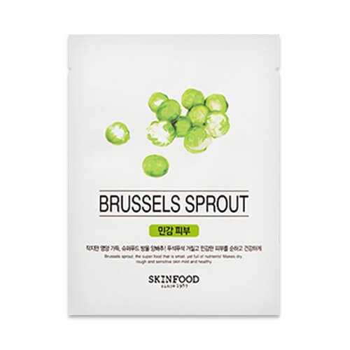 Тканевые маски для лица Skinfood Beauty In A Food Mask Sheet - С брюссельской капустой (Brussels Sprout)