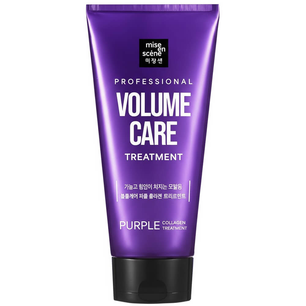 

Увлажняющий кондиционер с коллагеном Mise en Scene Volume Care Purple Collagen Treatment 330 мл
