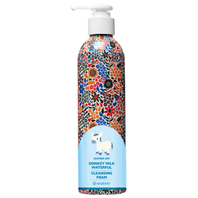 Нежные пенки для умывания в баллончике SeaNtree Cleansing Foam - Пенка с ослиным молоком (Donkey Milk Waterful)