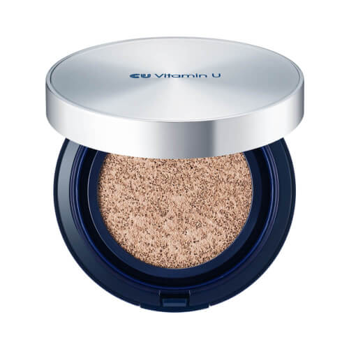 Тональный кушон с ПДРН CUSKIN Vitamin U Cover Fit Cushion Pact SPF50+ PA++++