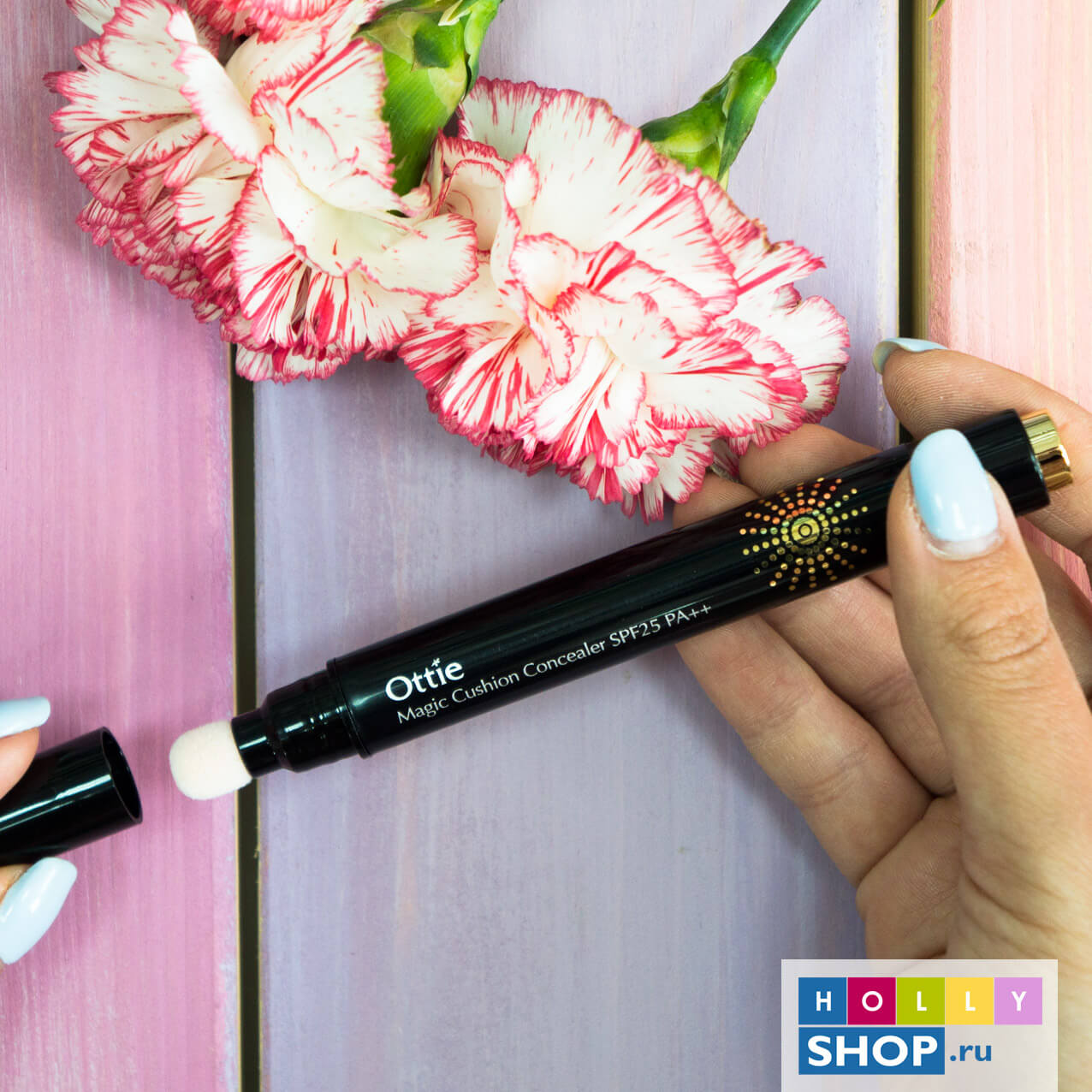 Консилер-кушон от несовершенств Ottie Magic Cushion Concealer SPF25PA++