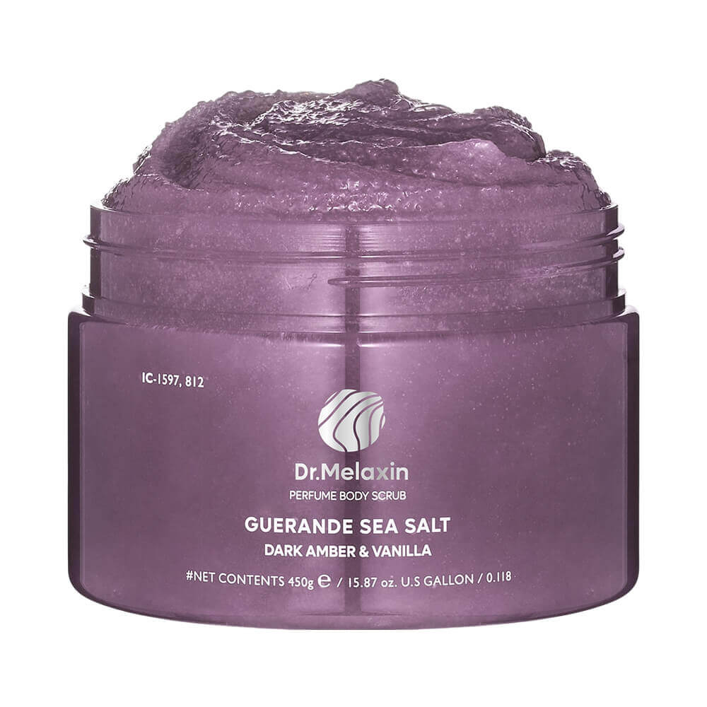 Скраб для тела с морской солью Dr.Melaxin Guerande Sea Salt Perfume Body Scrub Dark Amber & Vanilla