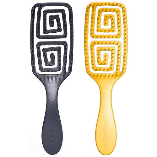 Расчёска для спутанных волос с фруктовым ароматом Solomeya Wet Detangler Brush Rectangular