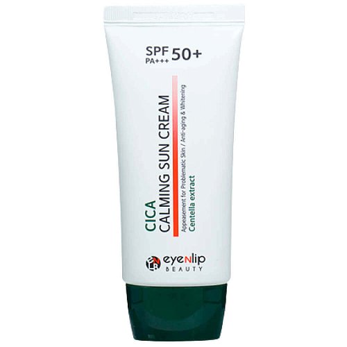 Водостойкий успокаивающий солнцезащитный крем Eyenlip Cica Calming Sun Cream SPF50+ PA+++