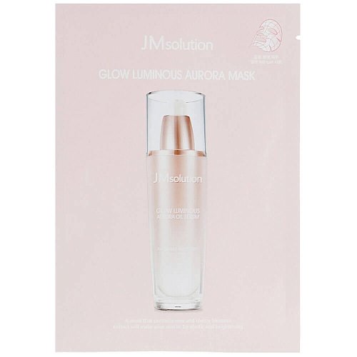 Целлюлозная маска с жемчугом JMsolution Glow Luminous Aurora Mask 