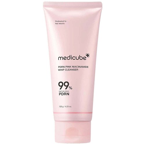 Пенка для умывания с ПДРН medicube PDRN Pink Niacinamide Whip Cleanser