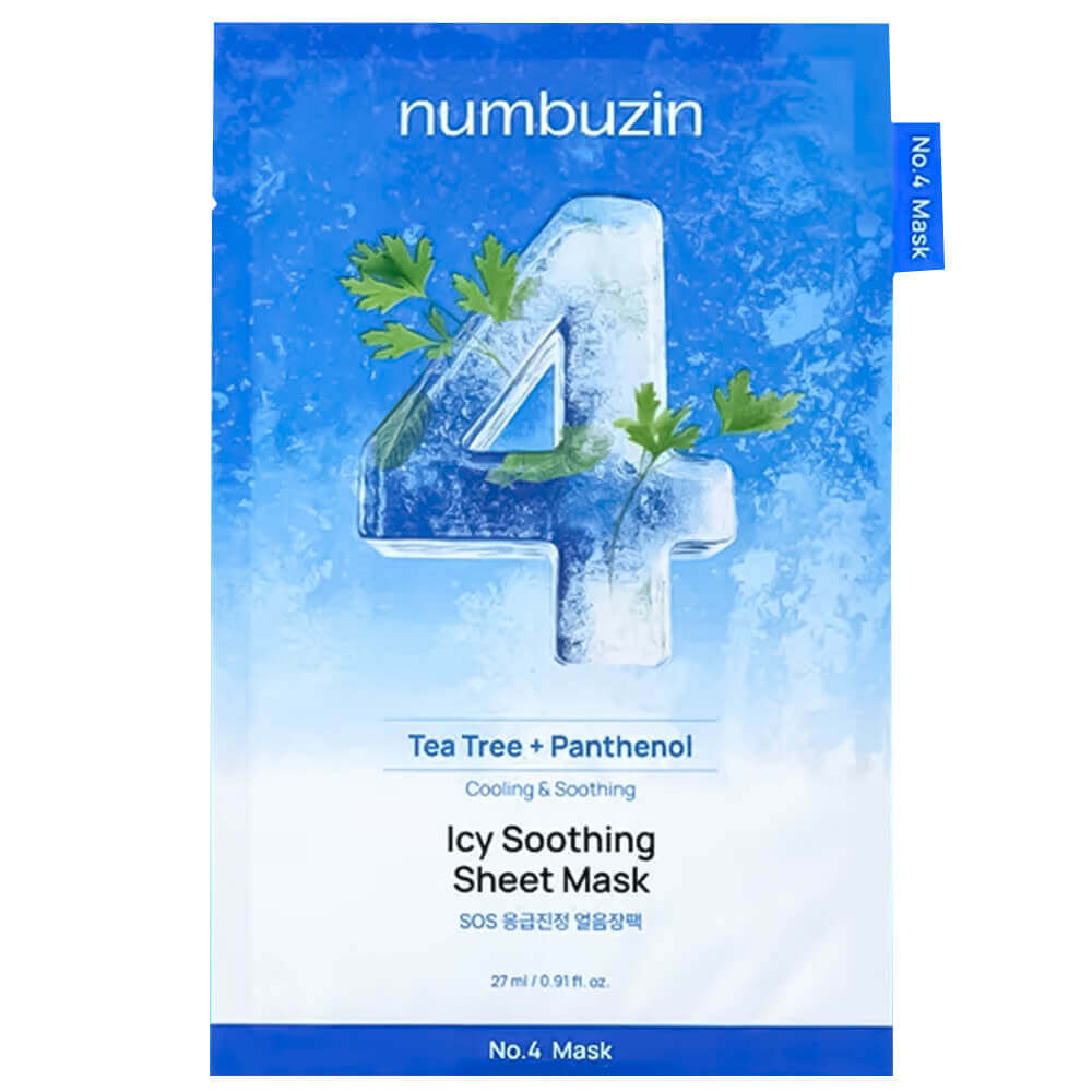

Охлаждающая тканевая маска с центеллой numbuzin No.4 Icy Soothing Sheet Mask