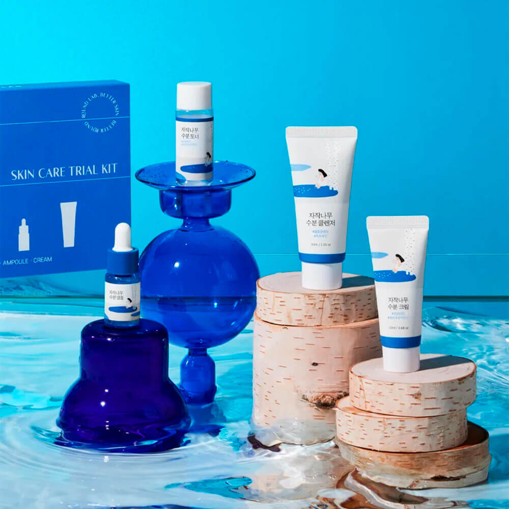 Набор миниатюр Round Lab Travel-Friendly Mini Skincare Kit Birch