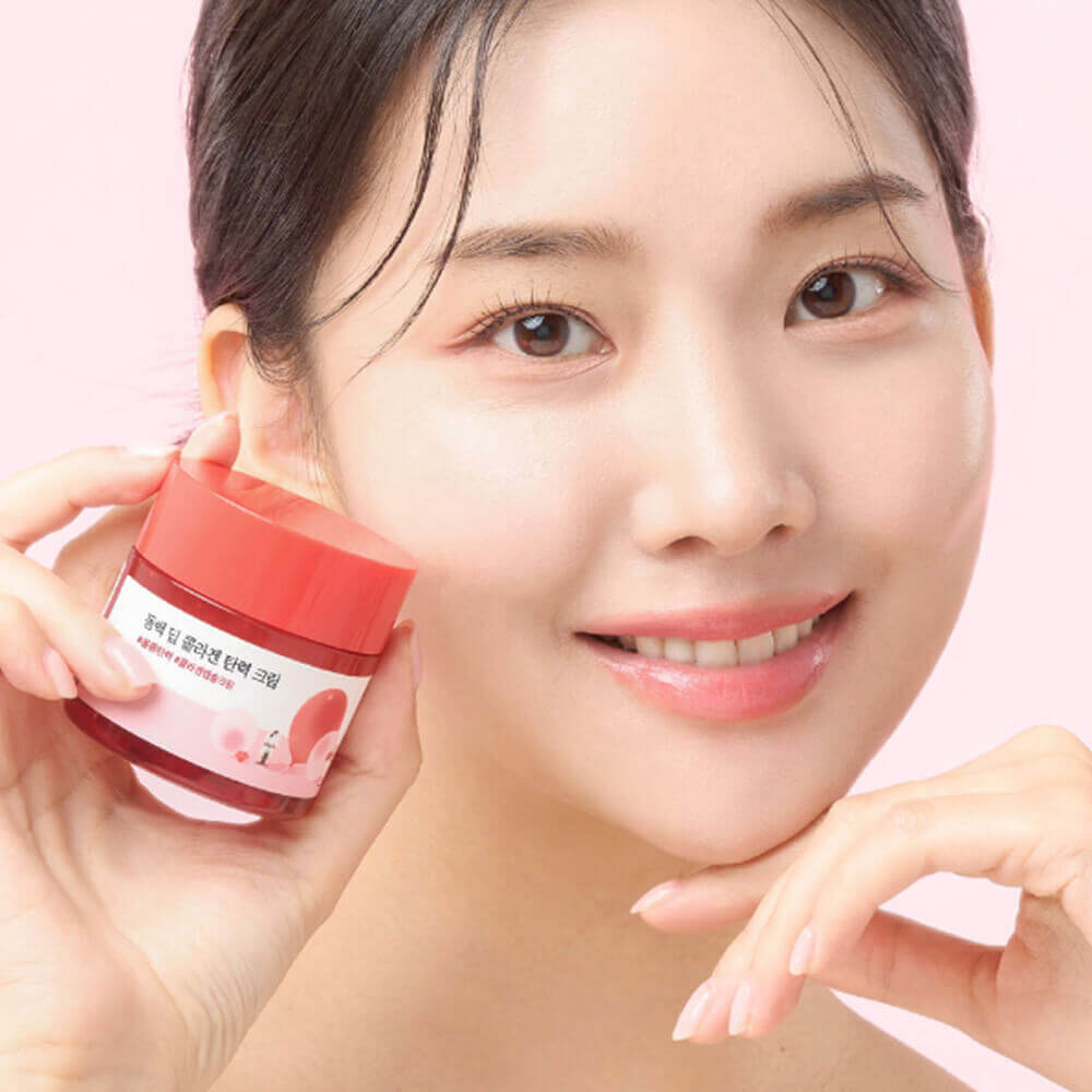 Укрепляющий коллагеновый крем с камелией Round Lab Camellia Deep Collagen Firming Cream